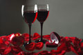 calici di vino per San Valentino