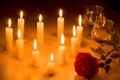 candele per San Valentino